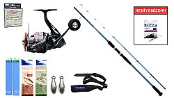 Shimano Alivio Boat Quiver 2,10m 50-150g&Ryuji Raptor 6000D 5+1BB Tekne Seti - Shimano