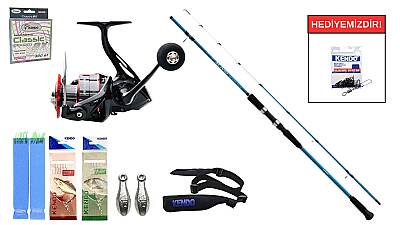 Shimano Alivio Boat Quiver 2,10m 50-150g&Ryuji Raptor 6000D 5+1BB Tekne Seti - 1