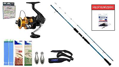 Shimano Alivio Boat Quiver 2,10m 50-150g&Shimano FX 4000 FC Tekne Seti - 1
