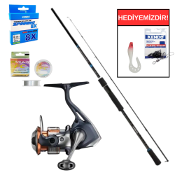 Shimano Bassterra 244 cm 6-28 gr&Shimano Nasci FD C3000 Seti - Shimano