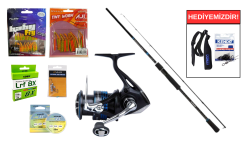 Shimano Bassterra 244 cm 6-28 gr&Shimano Nexave FI 1000 LRF Seti - Shimano