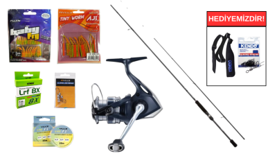 Shimano Bassterra A Lrf 218 Cm 1-11 Gr&Shimano Makina Catana 1000 FE LRF Seti - 1