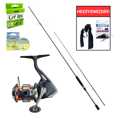Shimano Bassterra A Lrf 218 Cm 1-11 Gr&Shimano Nasci FD 500 LRF Seti - 1