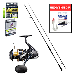 Shimano Bassterra A Power Game 335 Cm 28-84 Gr&Shimano Spheros SW A 5000 XG Spin Seti - Shimano