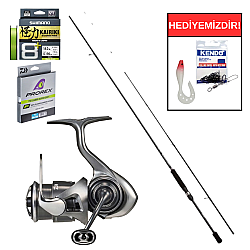 Shimano Bassterra A Sea Bass 213 Cm 7-35 Gr&Daiwa Caldia 25 LT 4000 CXH Spin Seti - Shimano