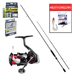 Shimano Bassterra A Sea Bass 274 Cm 12-38 Gr&Daiwa Ballistic 25 Air LT 3000 Spin Seti - Shimano
