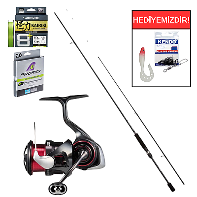 Shimano Bassterra A Sea Bass 274 Cm 12-38 Gr&Daiwa Ballistic 25 Air LT 3000 Spin Seti - 1