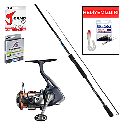 Shimano Bassterra Seabass 2,74m 12-38g&Shimano Nasci FD C3000 Spin Seti - Shimano
