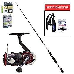 Shimano Bassterra Spinning 244 cm 3-15 gr&Daiwa 23 Gekkabijin LT 1000 S LRF Seti - Shimano
