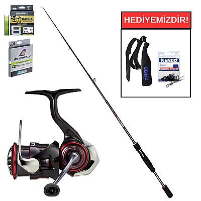 Shimano Bassterra Spinning 244 cm 3-15 gr&Daiwa 23 Gekkabijin LT 1000 S LRF Seti - 1