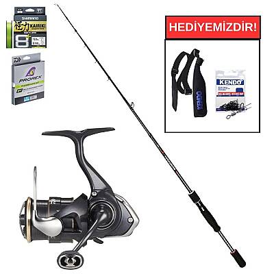 Shimano Bassterra Spinning 244 cm 3-15 gr&Daiwa 26 Freams LT 1000 S P LRF Seti - 1