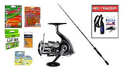 Shimano Bassterra Spinning 244 cm 3-15 gr&Daiwa Crossfire 26 LT 1000 LRF Seti - Shimano