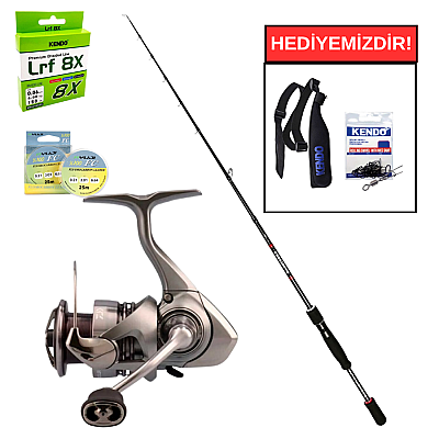 Shimano Bassterra Spinning 244 cm 3-15 gr&Daiwa Exceler23 LT 2000D LRF Seti - 1