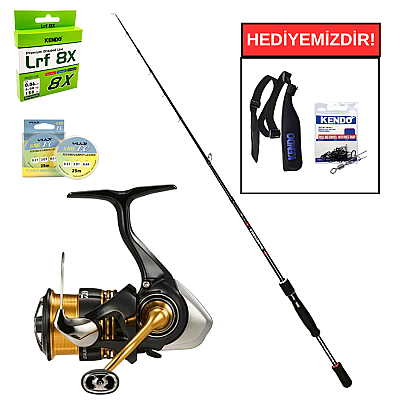 Shimano Bassterra Spinning 244 cm 3-15 gr&Daiwa Legalis 23 LT 1000 S LRF Seti - 1