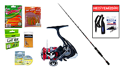Shimano Bassterra Spinning 244 cm 3-15 gr&Daiwa Ninja 23 LT 1000 LRF Seti - Shimano