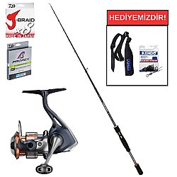 Shimano Bassterra Spinning 244 cm 3-15 gr&Shimano Nasci FD 1000 LRF Seti - Shimano