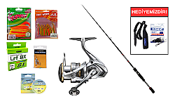 Shimano Bassterra Spinning 244 cm 3-15 gr&Shimano Sedona FJ C2000S LRF Seti - Shimano