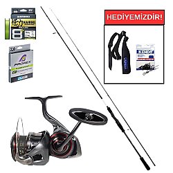Shimano Bassterra XT+ 289 cm 15-65 gr&Daiwa Ballistic 25Air LT 4000 Spin Seti - Shimano