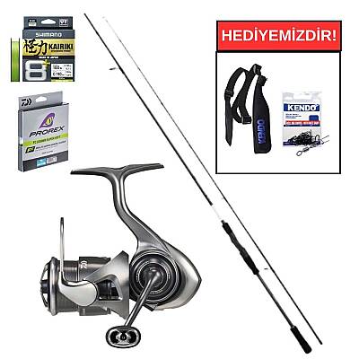 Shimano Bassterra XT+ 289 cm 15-65 gr&Daiwa Caldia 25 LT 4000 CXH Spin Seti - 1
