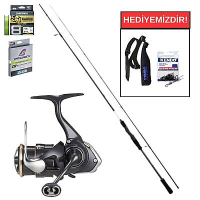 Shimano Bassterra XT+ Spin LRF 2,55m 8'4'' 4-19g&Daiwa 26 Freams LT 1000 S P LRF Seti - 1