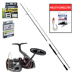Shimano Bassterra XTP 244 cm 5-28 gr&Daiwa Ballistic 25 Air LT 4000 Spin Seti - Shimano