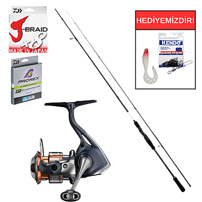 Shimano Bassterra XTP 244 cm 5-28 gr&Shimano Nasci FD C3000 Spin Seti - 1