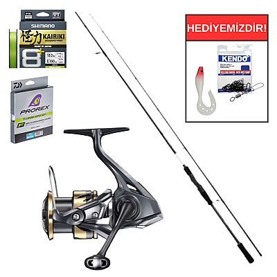 Shimano Bassterra XTP 244 cm 5-28 gr&Shimano Ultegra FD 4000 XG Spin Seti - 1