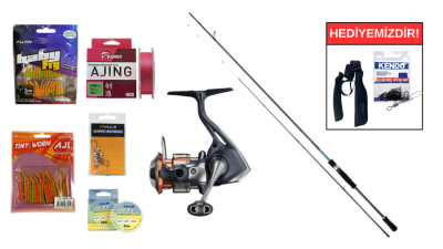 Shimano Bassterra XT+Spin Lrf 2,05m& Shimano Nasci FD 500 LRF Seti - 1