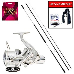 Shimano Beastmaster K Surf Tubular 425 Cm 225 Gr&Daiwa Crosscast S20 35 SCW 5000 C QD Profesyonel Surf Seti - Shimano