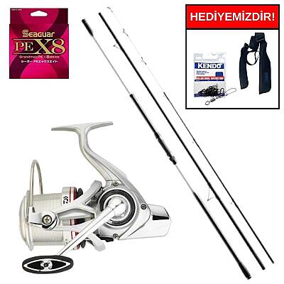 Shimano Beastmaster K Surf Tubular 425 Cm 225 Gr&Daiwa Emblem 35 CW 4000 QD Profesyonel Surf Seti - 1