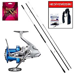 Shimano Beastmaster K Surf Tubular 425 Cm 225 Gr&Shimano Speedmaster 14000 XSD Profesyonel Surf Seti - Shimano