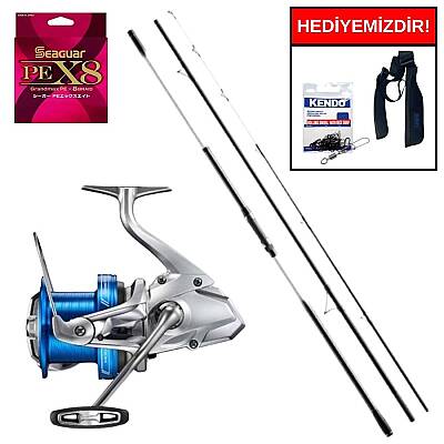 Shimano Beastmaster K Surf Tubular 425 Cm 225 Gr&Shimano Speedmaster 14000 XSD Profesyonel Surf Seti - 1