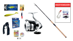 Shimano Catana FX Spinning Tele 2,70m 14-40g&Daiwa Strikeforce 4000 B Teleskopik Spin Seti - Shimano