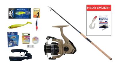 Shimano Catana FX Spinning Tele 2,70m 14-40g&Okuma Outrax OR-4000SGA 1+1BB Spin Seti - 1