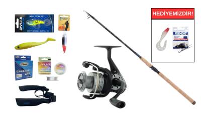 Shimano Catana FX Spinning Tele 2,70m 14-40g&Okuma Revenger RV-40 FD Teleskopik Spin Seti - 1