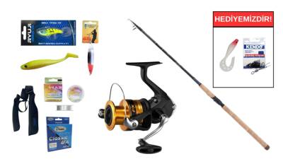 Shimano Catana FX Spinning Tele 2,70m&Shimano FX 4000 FC Spin Seti - 1