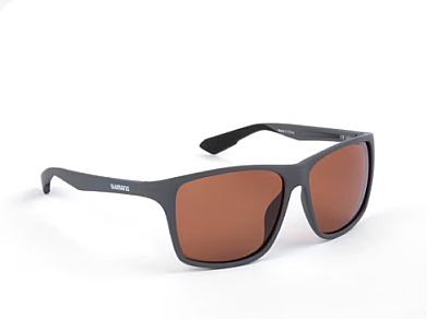 Shimano Eyewear Technium Matte Dark Grey & Copper Polarize Güneş Gözlüğü - 1