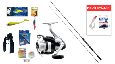 Shimano FX XT 2,70m 10-30g&Daiwa Strikeforce 4000 B Spin Seti - 1