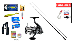 Shimano FX XT 2,70m 14-40g&Daiwa Crossfire 26 LT 4000C Spin Seti - Shimano