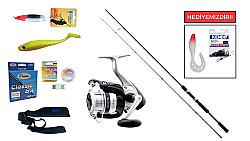 Shimano FX XT 2,70m 14-40g&Daiwa Strikeforce 4000 B Spin Seti - 1