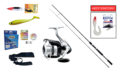 Shimano FX XT 2,70m 14-40g&Daiwa Strikeforce 4000 B Spin Seti - 1