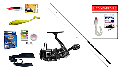 Shimano FX XT 2,70m 14-40g&Ryuji Infinity 4000M 5+1BB Spin Seti - Shimano