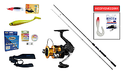 Shimano FX XT 2,70m 10-30g&Shimano FX C3000 Spin Seti - 1