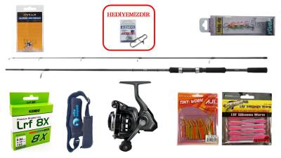 Shimano FX XT Spinning 2,10 m 1-11 gr & Okuma Acuador ACU-1000A LRF Seti - 1