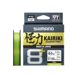 Shimano Line Kairiki 8+ 150m 0.10mm 6.5kg M. Green - Shimano
