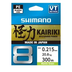 Shimano Kairiki 8 300m Mantis Green 0.215mm/20.8kg - Shimano