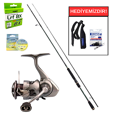 Shimano Sahara Eva 185 Cm 1-7 Gr&Daiwa Exceler 23 LT 1000 D LRF Seti - 1