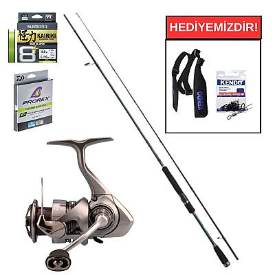 Shimano Sahara Eva 185 Cm 1-7 Gr&Daiwa Exceler 23 LT 1000 D LRF Seti - 1