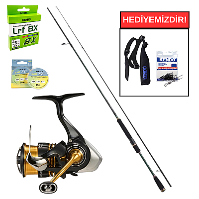 Shimano Sahara Eva 185 Cm 1-7 Gr&Daiwa Legalis 23 LT 1000 S LRF Seti - 1