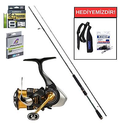 Shimano Sahara Eva 185 Cm 1-7 Gr&Daiwa Legalis 23 LT 1000 S LRF Seti - 1